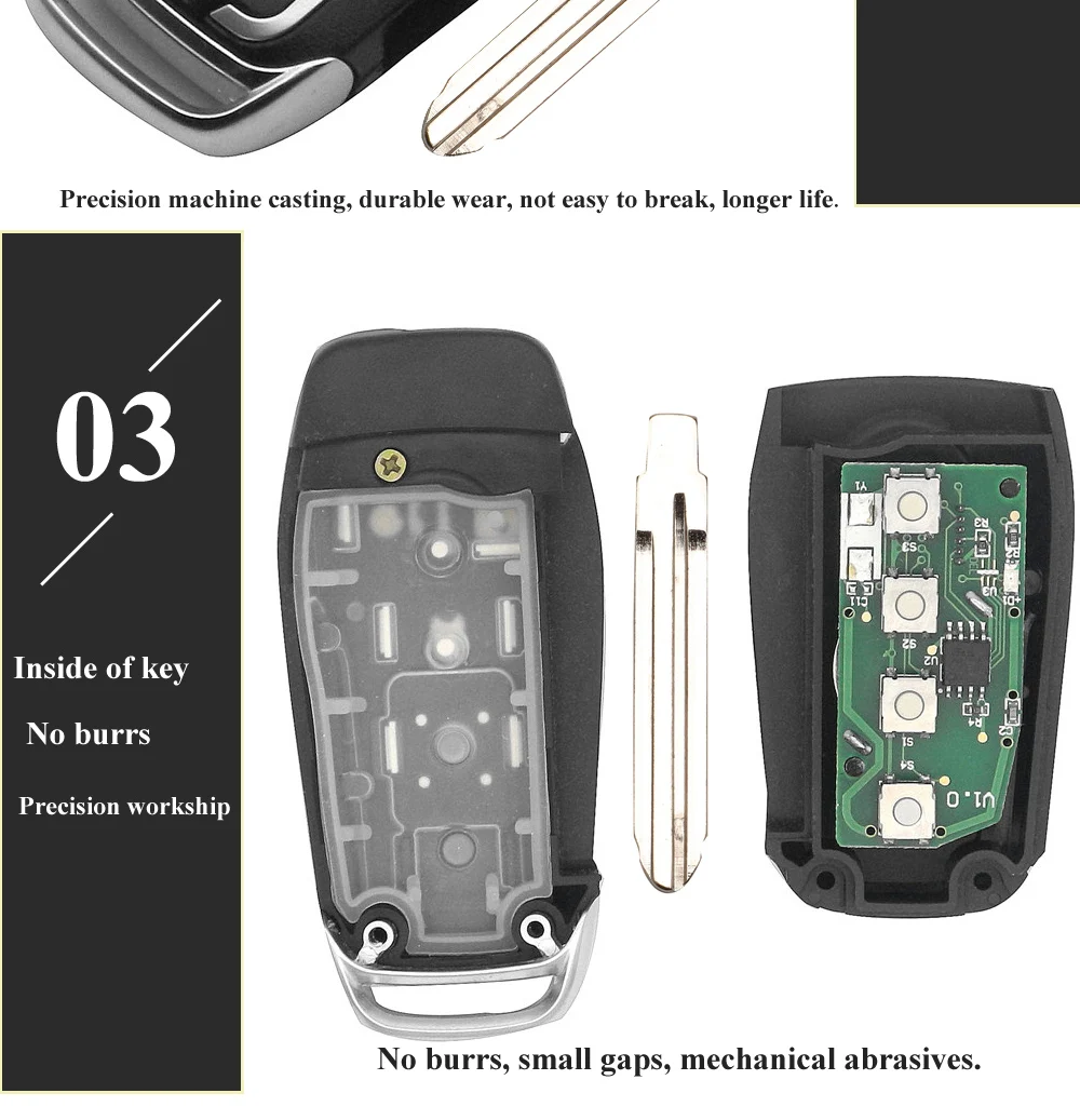 Keyforkess Modificato di Vibrazione di Chiave Dell'automobile 433Mhz ID67 per Toyota Hilux Fortuner Camry Yaris Vios Innova Tokai Riki A Distanza Fob CODICE FCC: b44TA - H35c6f205e8ce4e5a9a452441656e8828E