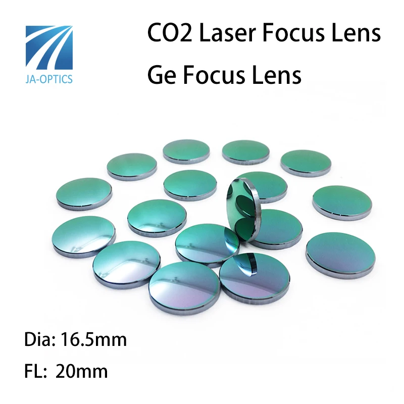 Jaoptics Co2 Laser Ge Lens Germanium Focus Lens Dia16.5 Fl20m For