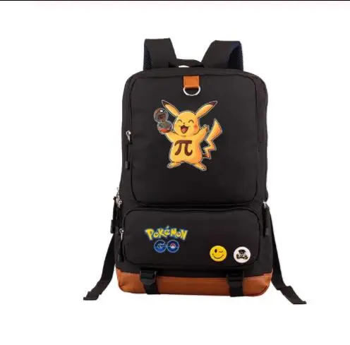 Покемон го Пикачу Eevee дизайнерский Рюкзак Школьная Сумка повседневная Подростковая Студенческая книга дорожные сумки для ноутбука модные Mochilas - Цвет: as pictures