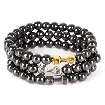 

Therapy Bracelets For Arthritis Pain Relief Radiation Protection Natural Stone Hematite Bracelet Vintage Hematite Metal Magnetic