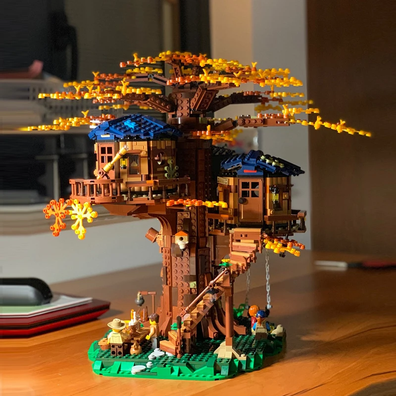 

2019 Tree House 3000+pcs Compatible Idea Series 21318 Building Blocks Bricks Educational Toys Birthdays Christmas Gifts