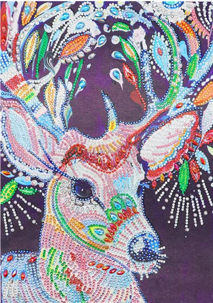 5DDIY Алмазная картина, инкрустированная животным, вышивка крестиком, мозаичная наклейка, специальные стразы, украшение - Цвет: 2