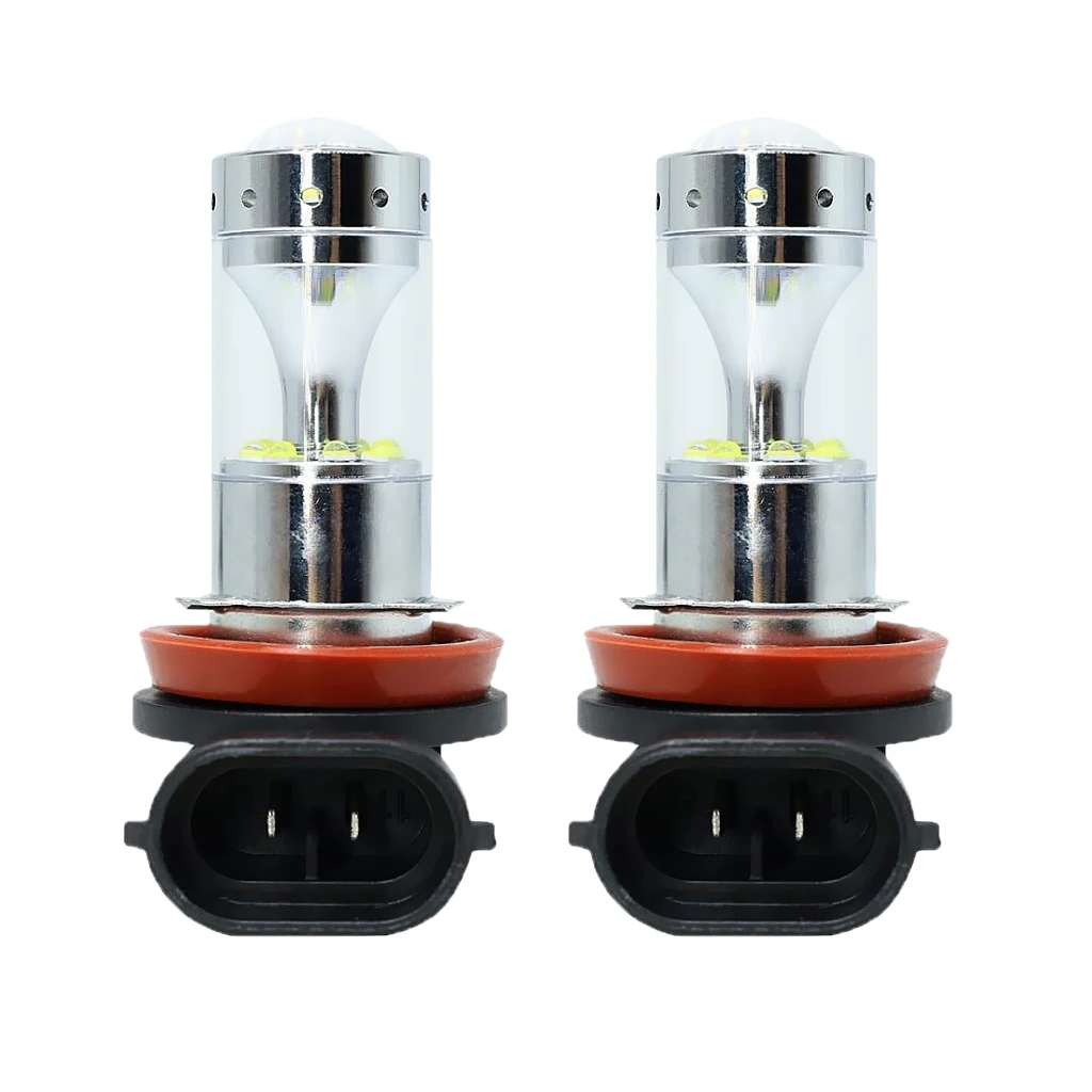 Pair H16/H11 6000K 100W High Power Fog Driving Light Turn Signal Lamp Parking