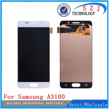 

New For Samsung Galaxy A3 A3100F A3100 A310F 2016 Touch Screen + LCD Digitizer Assembly -White/Black Free Shipping