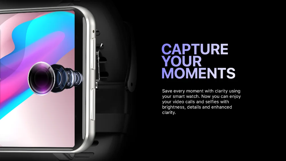 4G Smart Watch Men Android 7.1 2.8 Inch 640*480 Screen 3GB + 32GB 9 camera