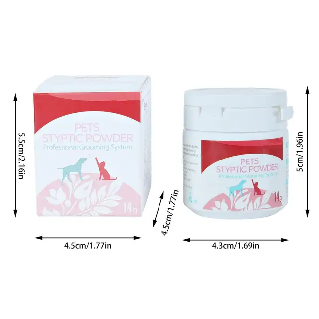 Pet Styptic Stop Bleeding Powder Birds Antiinflammatory Antibacterial