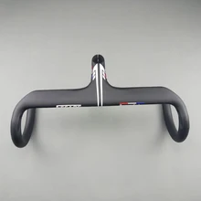 

2021 newly carbon fibre road integrated handlebar with stem matte ud racing cycling bicycle handlebar 400/420/440mm
