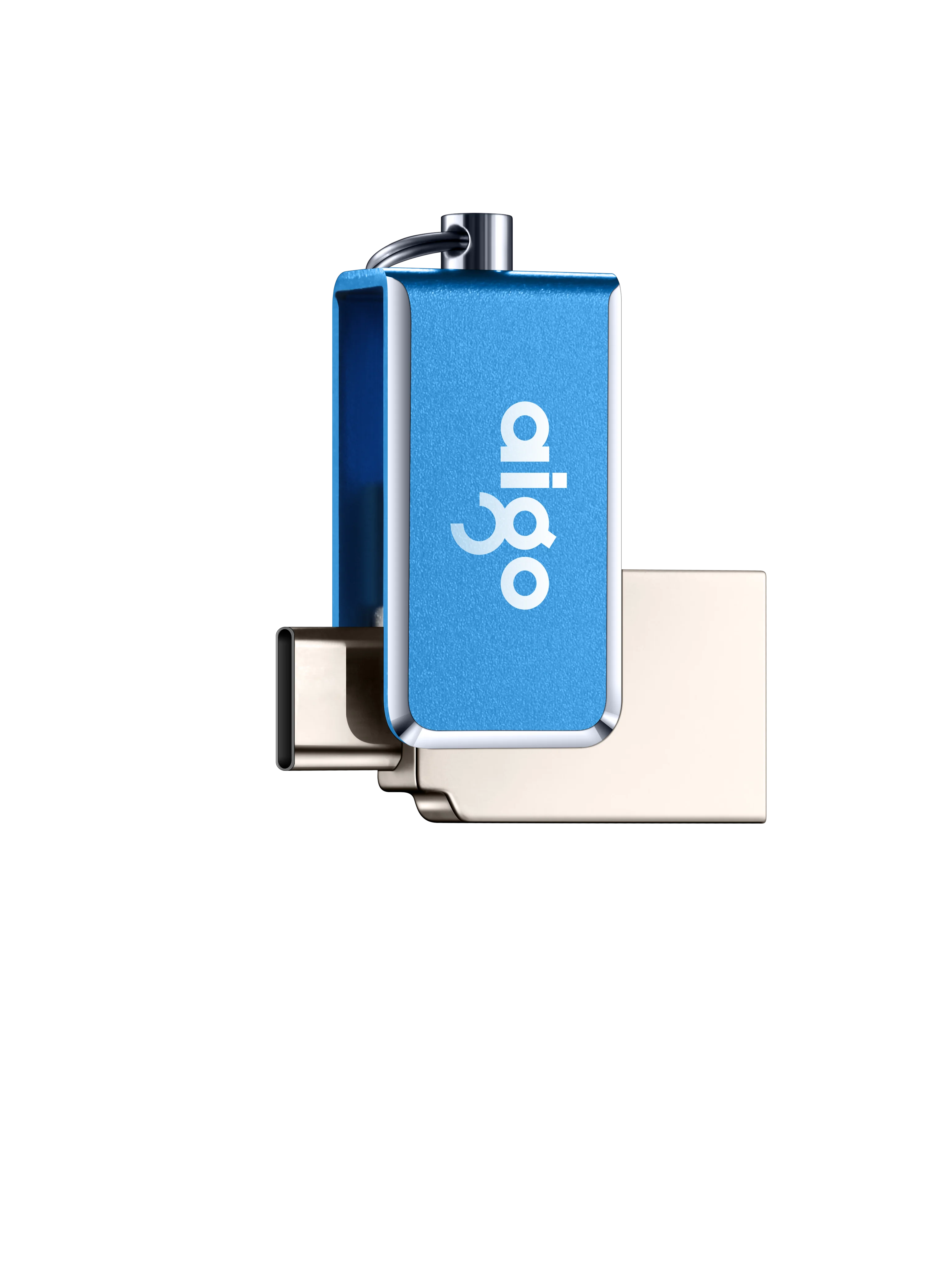 Aigo usb 3 1 высокоскоростной двойной интерфейс Тип C Флешка 64G вращающийся на 360 ° мини