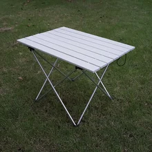 Портативный Сверхлегкий алюминиевый сплав складной походный стол открытый складной обеденный стол для семьи вечерние для пикника барбекю