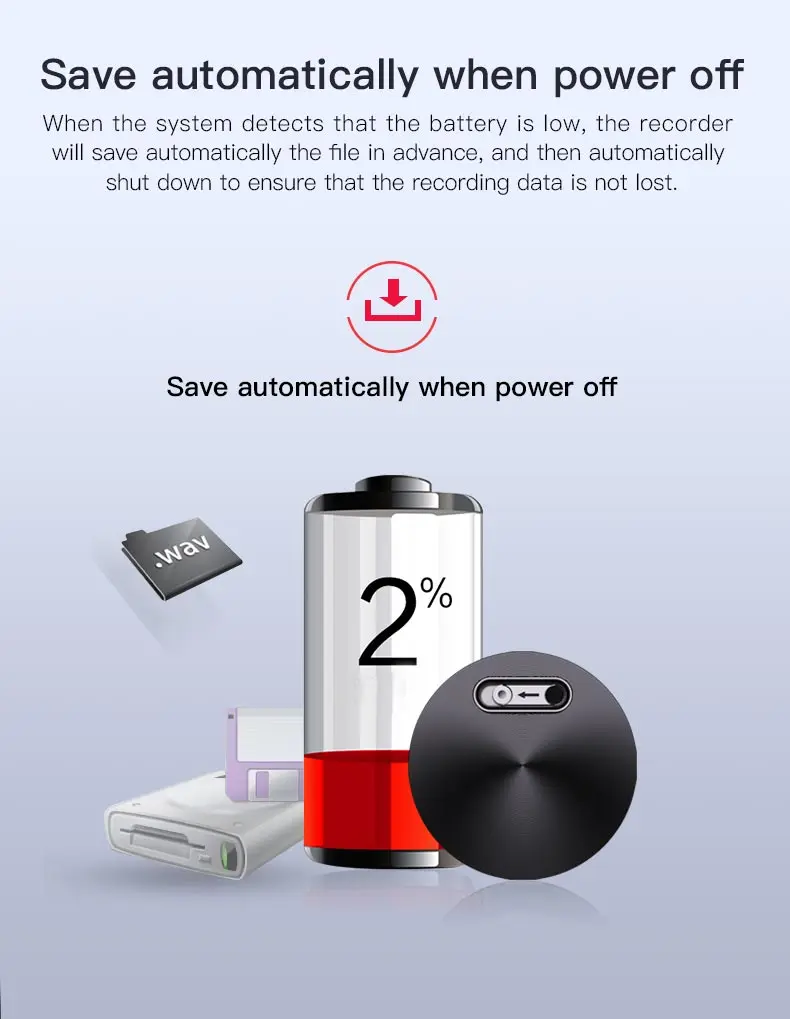 Defter ve kalem yanında kaydedici