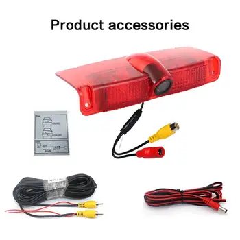 

Car Rear View Reverse Camera Rear View Camera Professional Mini Brake Light Camera Infrared Lights PZ478