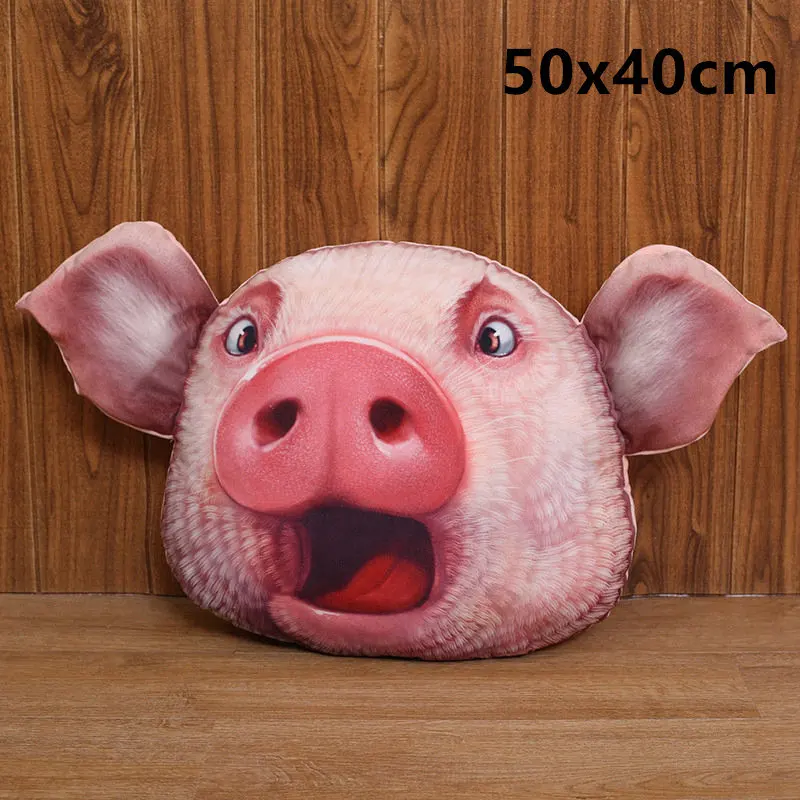 Забавная плюшевая игрушка в виде свиньи с 3D-принтом, плюшевая подушка в виде поросенка, плюшевая подушка с мультипликационным принтом, Детская кукла, подарок для дома - Цвет: 8