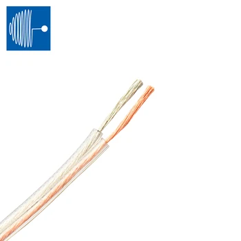 

TRIUMPHCABLE /SHENGPAI 1/2 meter speaker cable 0.5/0.75/1.0/1.5/2.0/2.5/3.0 mm PVC gold and silver transparent parallel line