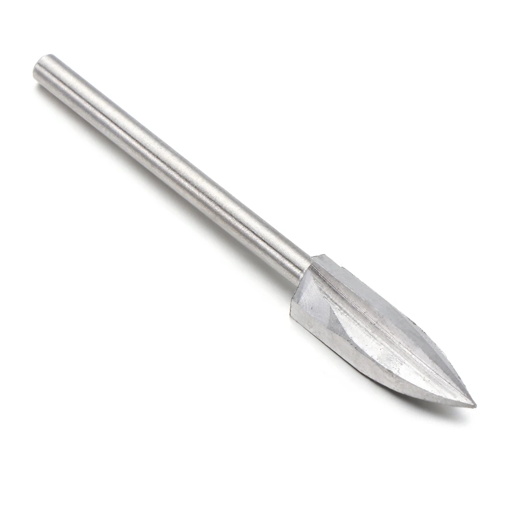 15PCS Stainless Steel Wood Carving Wood Working Cutter Root Cutter Handmade Engraving Drill Bit Milling Root Chisel Tool