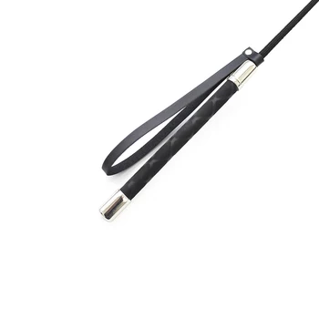 

Lash Non Slip Handle Equestrian Racing Riding Outdoor Horseback Horse Whip Stage Performance Role Plays Leather Training Flogger