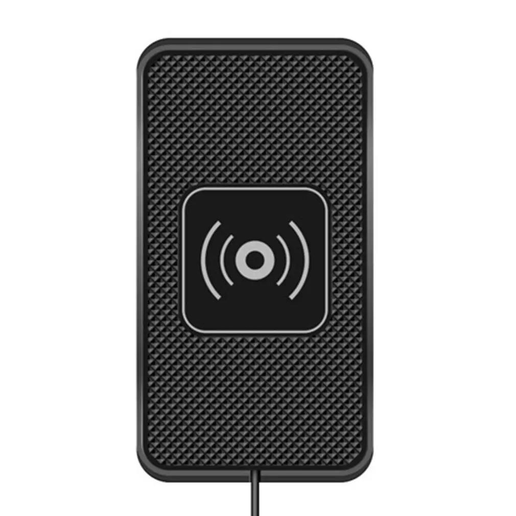 

Wireless Charger Skid-proof Silicone Mat Charging Pad Dock Universal Mobile Phone Car Charger for Smart Phone