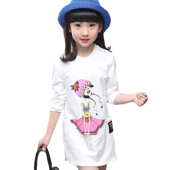 

Long T-Shirts For Girls Autumn Clothing For Girls Teen Clothing For Girls Spring Teenage Girls Clothes For 6 8 10 12 14 Year