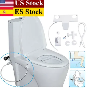 

Portable Bidet Fixing Toilet Seat Self-Cleaning Nozzle-Fresh Water Bidet Sprayer Mechanical Washing Flushing Sanitary Device US