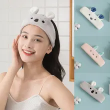 

Cute Sweet Cartoon Coral Plush Headband Absorbent Coral Velvet Sports Hair Accessories Popular Korean Version Bathing Hair Band