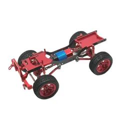 MN modèle 1/12 D90 D91 D96 MN98 99S RC pièces de voiture en métal mise à niveau cadre modifié véhicule complet rouge, noir, argent 