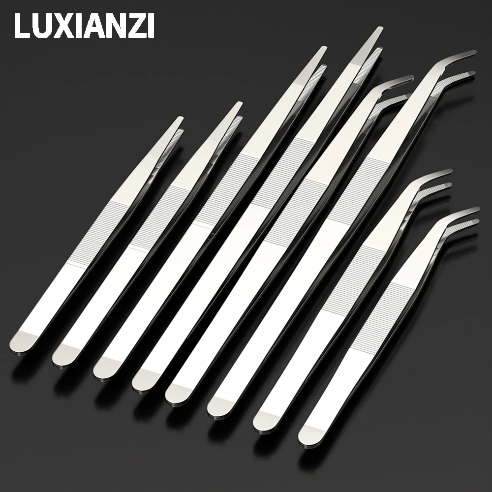 Stainless Steel Tweezers Medical Stainless Steel Straight Forceps