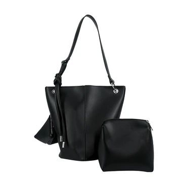 

Women's Fashion Simple Shoulder Messenger Bag Pu Leather Child Mother Tote Bag 1 Set