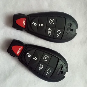

DAKATU 5+1 6 Button Remote Smart Key Shell For Chrysler Jeep Dodge Grand Caravan Durango Charger Journey Fob Keyless Key Case