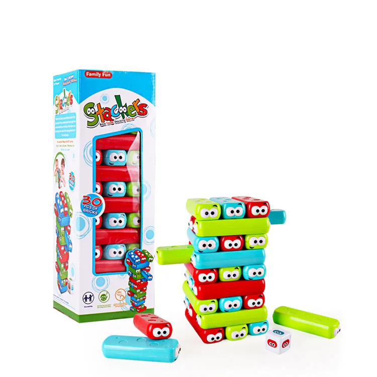 Детская настольная игра Chouchoule Push up строительные блоки башня XIAOCHONG игра Дженга для родителей и детей интерактивная игрушка