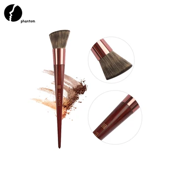 

1PC Professional Foundation Brush Oblique Head Simulated Squirrel Hair Liquid Foundation Makeup Brush With Wood Handle