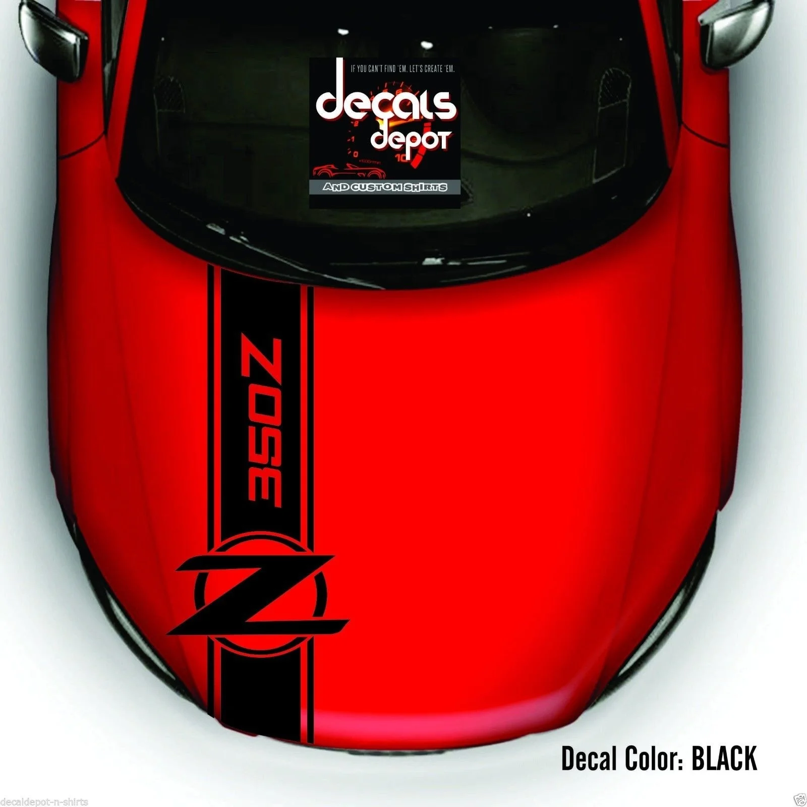 For Vinyl Decal Stripes for HOOD Fits NISSAN 350Z / 370Z Touring Coupe Convertible