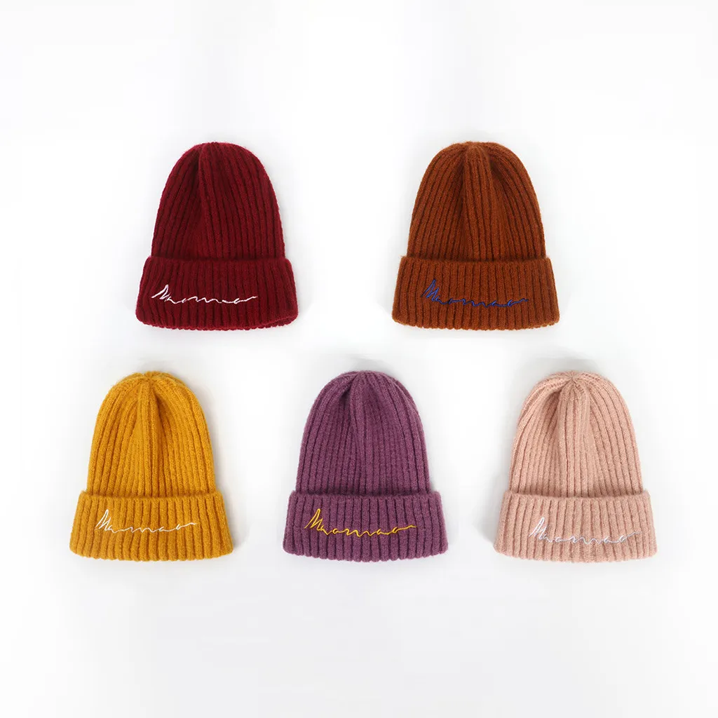 Beanie, зимние шапки, Шапки для малышей, 10 см, одноцветная шапка с меховым помпоном, бархатная модная шапка, шапки для мальчиков и девочек, милая шапка, czapka zimowa muts meisje#1105