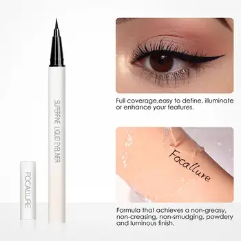 

FOCALLURE Black Liquid Eyeliner Pencil Waterproof 24 hours Long Lasting Eye Makeup smooth Superfine Eye Liner Pen