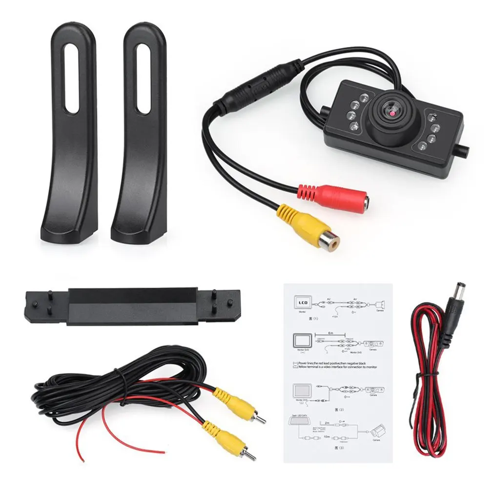 Reversing Camera For Cars License Plate Frame Ip69 High Definition Night Vision License Plate Reversing Camera Surveillance Cameras Aliexpress