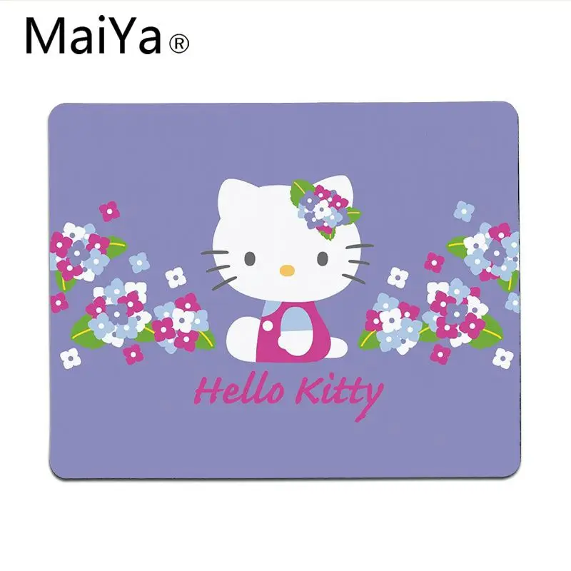 Maiya, высокое качество, милый удобный коврик для мыши hello kitty, игровой коврик для мыши,, большой коврик для мыши, клавиатура, коврик - Цвет: Lock Edge18x22cm