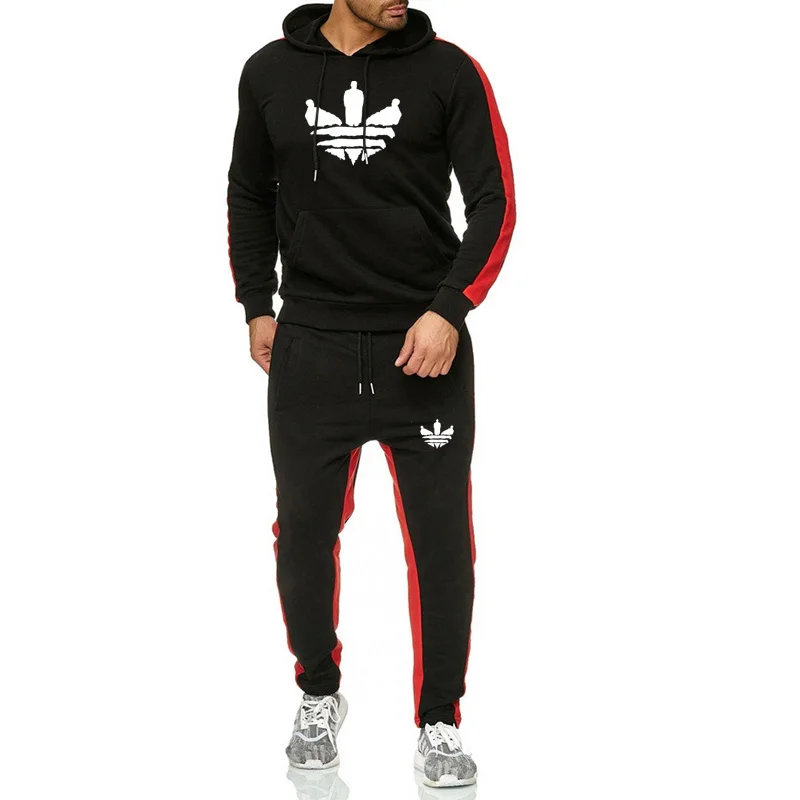 2019 Men's Fashion New Sportswear Set Men's Cotton Hoodie Sweatshirt Men's Hot Outdoor Fitness Jogging Sportswear Set 2019 Men's Fashion New Sportswear Set Men's Cotton Hoodie Sweatshirt Men's Hot Outdoor Fitness Jogging Sportswear Set