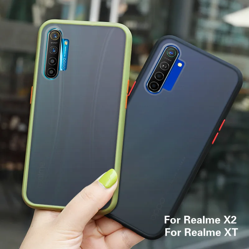 Матовый полупрозрачный чехол для OPPO Realme X2 Pro XT Reno Ace чехол для телефона силиконовая рамка твердая задняя крышка противоударный чехол