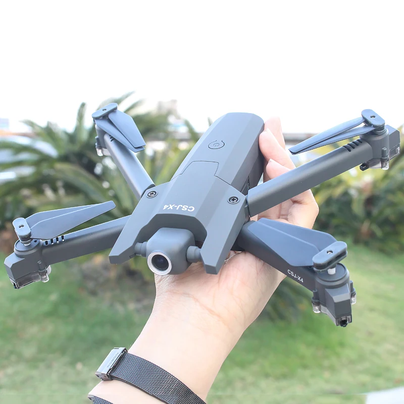 Радиоуправляемый дрон 4k с камерой гоночный дрон детские игрушки FPV дрон оптический поток Квадрокоптер X4 VS E58 E520S GD89 M69