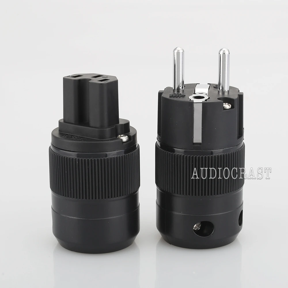 VB0109 High End родием EUR Schuko EU Мощность Plug& IEC разъем