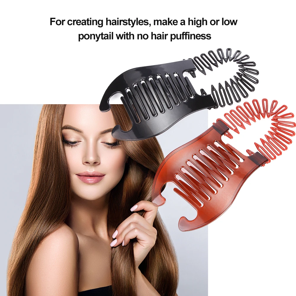 Elastic Hair Braider Hair Clip Combs Woman Scorpion Type Hair Holding Tool  Girls Ponytail Rubber Bands Hair Accessorie|Braiders| - AliExpress
