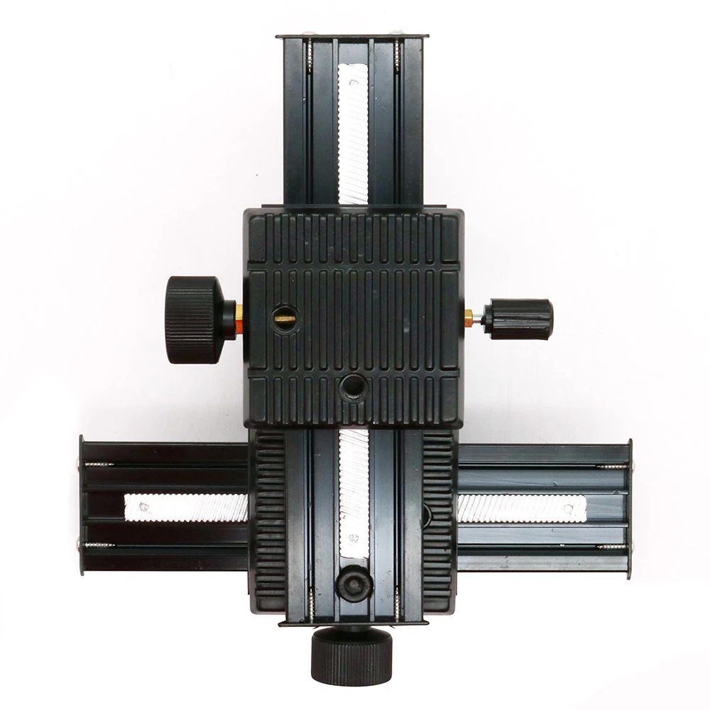 4-Way Macro Focusing Rail Slider Close-up Shooting Guider Aluminum Alloy + Plastic