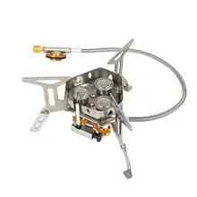 

5800W Gas Burner Portable Camping Stove Collapsible Outdoor With Piezo Ignition Picnic Durable Backpacking Hiking Windproof