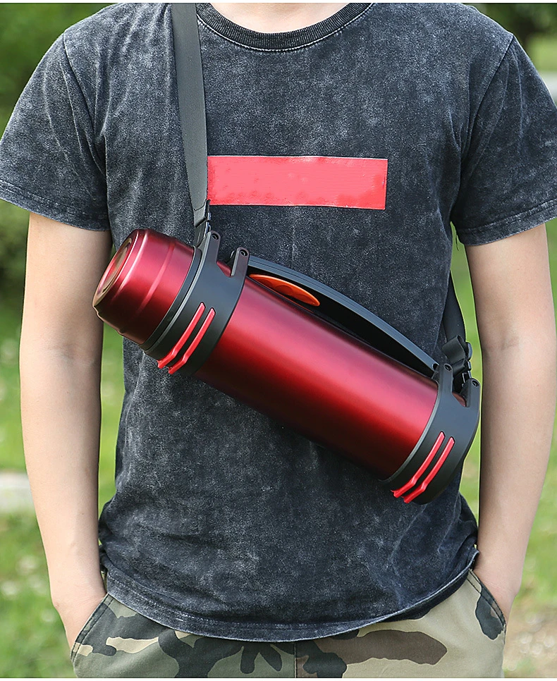 1.2L~ 3LThermos мода на каждый день на открытом воздухе автомобильной Нержавеющая сталь термос для воды Портативный изоляционный вакуум фляга