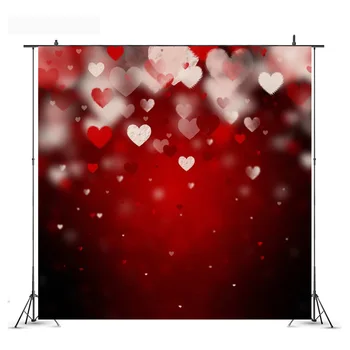 

Photography Backdrop Valentine's Day Bokeh Heart Background Wedding Shower Love Themed Newborn Birthday Photographic Photocall