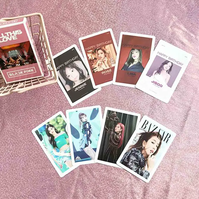 54 шт./компл. BLACKPINK KILL THIS LOVE альбом самодельная бумага LOMO карта фото карта для веера подарочный канцелярский набор