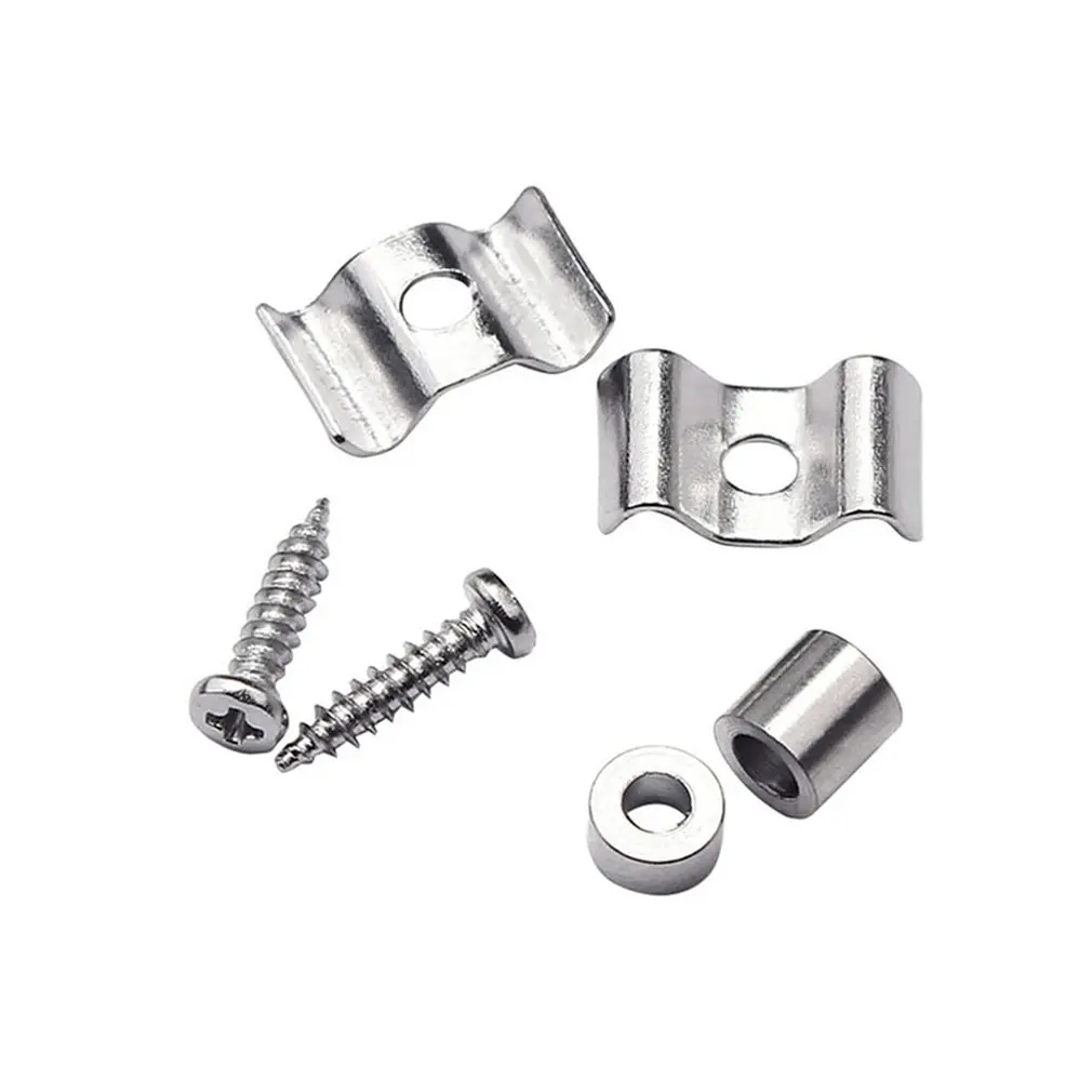 

2pcs Electric Guitar String Press Button Fixator String Guide Metal Kit String Holder Electric Guitar Parts