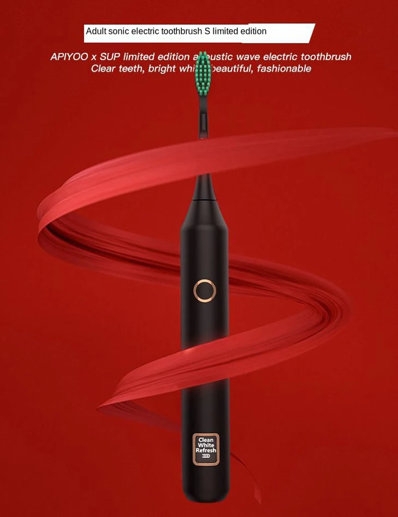 Tremble Electric Toothbrush for Adults and Men Full Automatic Water-proof Couple Sound Toothbrush with Charged Soft Fur for Hous