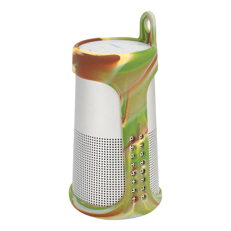 Мягкий силиконовый чехол для Soundlink Revolve Bluetooth динамик портативный защитный Противоскользящий чехол - Цвет: Camouflage