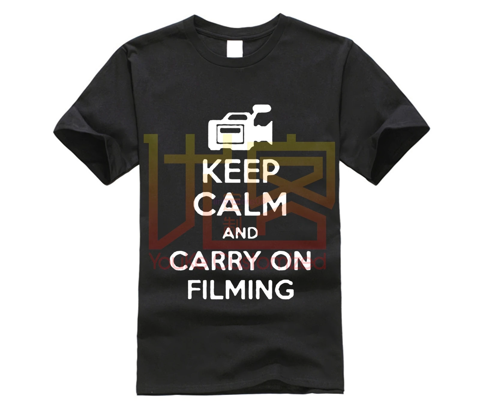 WEELSGAO KEEP CALM and carry on film director хлопковая Повседневная мужская футболка с коротким