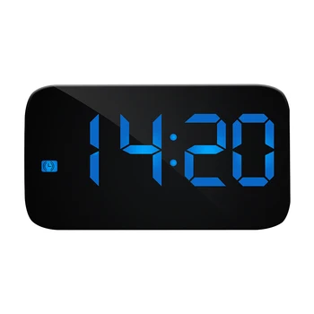 

LED Alarm Clock Digital LED Display Voice Control Electric Snooze Night Backlight Desktop Table Clocks Watch Kids Clock for Home