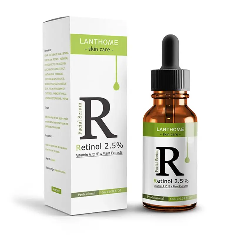 

Retinol Serum 2.5% Moisturizer Face Cream with Vitamin E Anti Aging Skin Essence